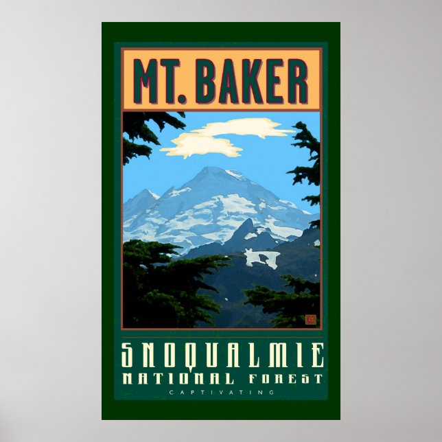POSTER SNOQUALMIE NF- (Devant)