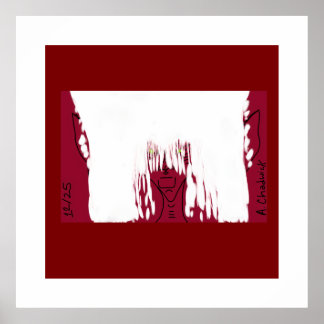 Poster Snow Covered Dragon Elf