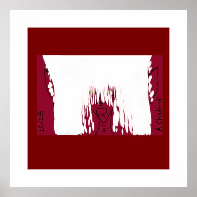 Poster Snow Covered Dragon Elf (Devant)