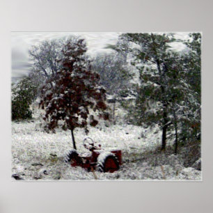 Poster Snow Tractor