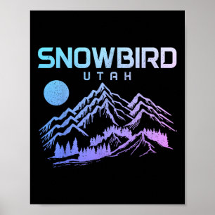 Poster Snowbird Utah Ski Sports d'hiver Ski Skieur _2