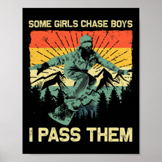 Poster Snowboard cool Pour Filles Enfants Snowboard Ski