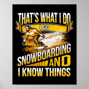 Poster Snowboard cool - Snowboard