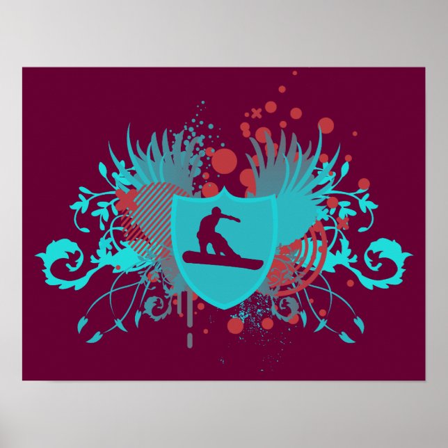 Poster snowboard hi-fi (Devant)