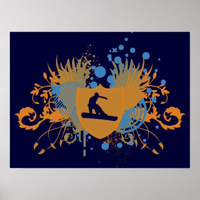 Poster snowboard hi-fi (Devant)