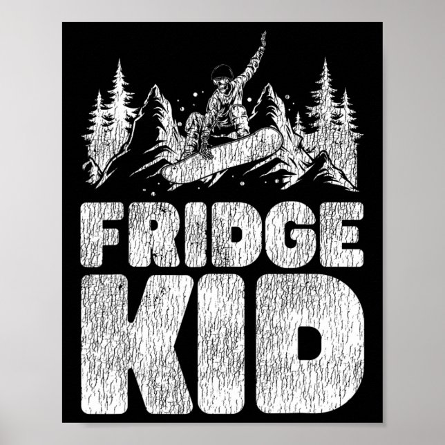 Poster Snowboard Snowboard Frigo Kid (Devant)