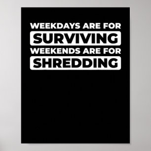 Poster Snowboard Snowboard Sports d'hiver - Snowboard