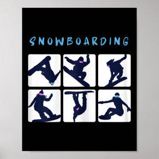 Poster Snowboard Tricks Snowboard Snowboard Hiver S