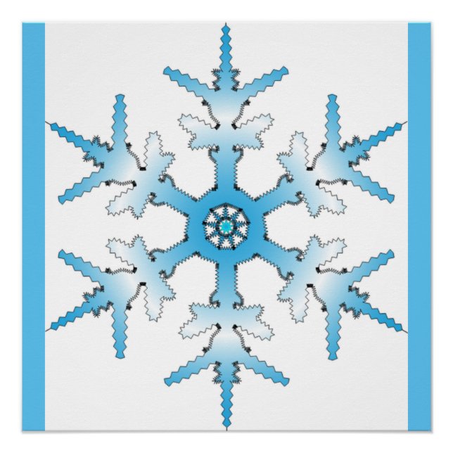 POSTER SNOWFLAKE (Devant)