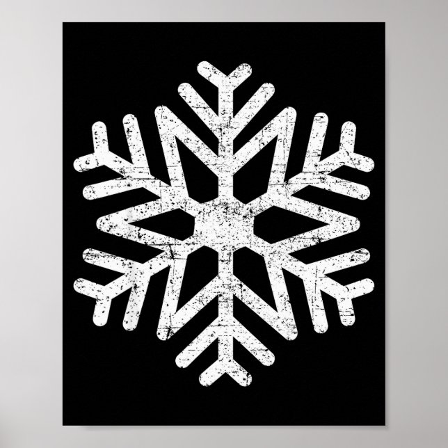 Poster Snowflake New Awesome Cool Humor And Sarcastic Fun (Devant)