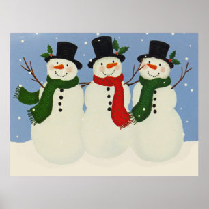 Poster Snowman
