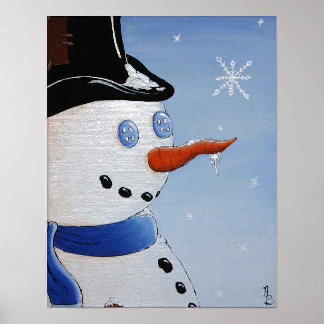 Poster Snowman (Devant)