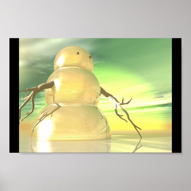 Poster Snowman (Devant)