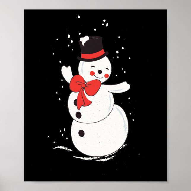 Poster Snowman d'hiver (Devant)