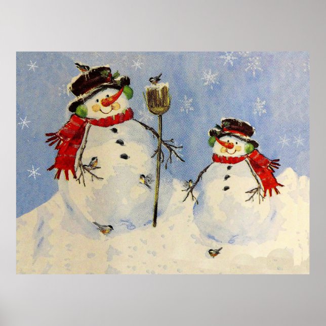 Poster Snowman et son (Devant)