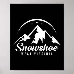 Poster Snowshoe Station de ski de Virginie-Occidentale Sk