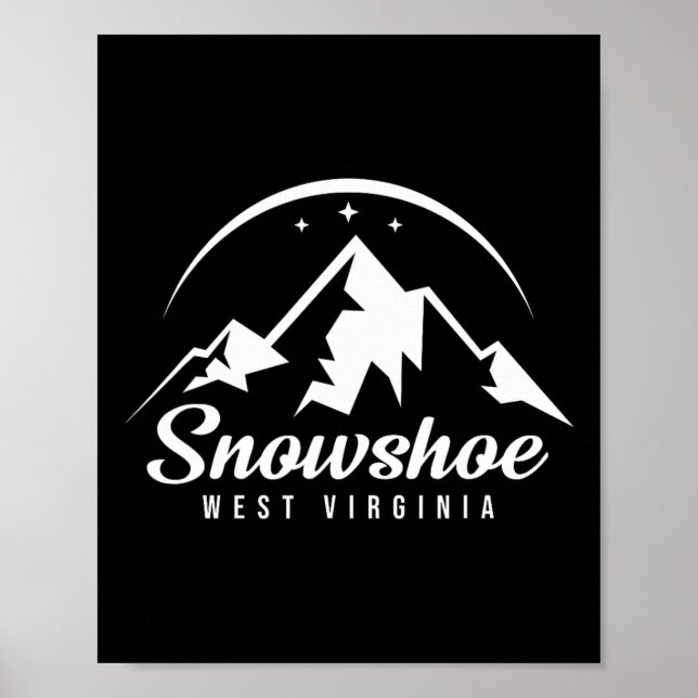 Poster Snowshoe West Virginia Station de ski Ski Snowboar (Devant)