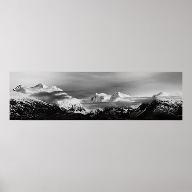 Poster Snowy Prince William Sound (Devant)
