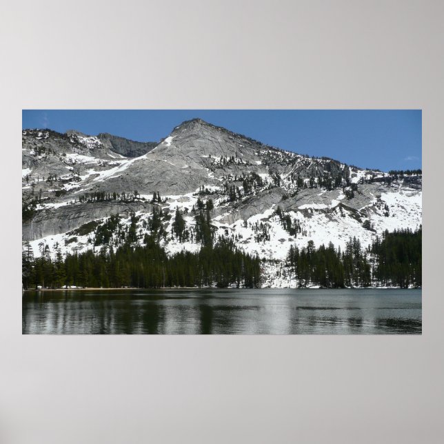 Poster Snowy Tenaya Lake Yosemite National Park Photo (Devant)