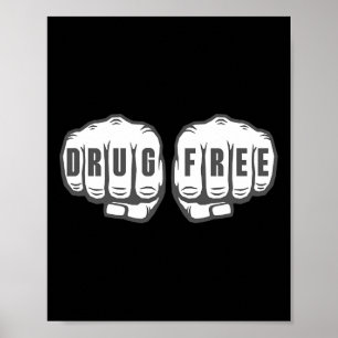 Poster Sober Récupération Sobriety Cadeau Médicament Sans