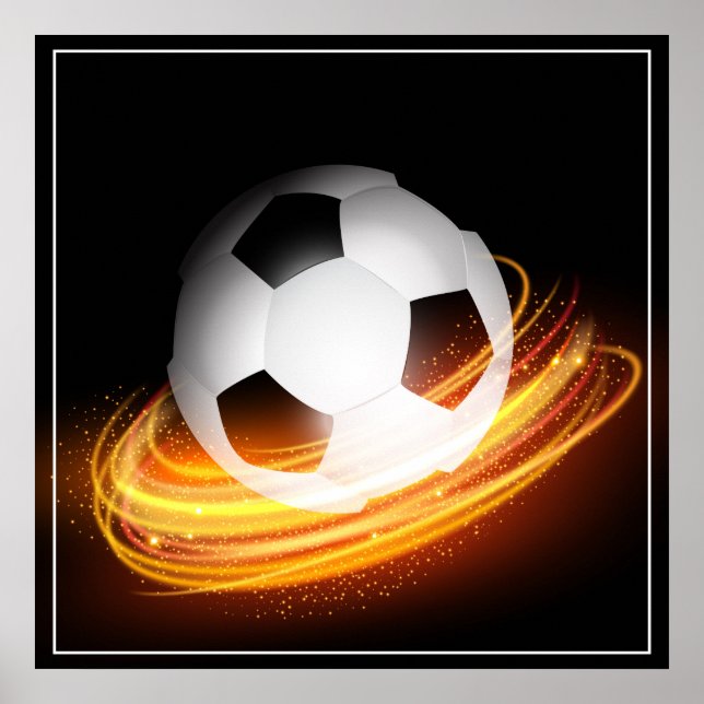 Poster-Soccer  24" x 24" Poster (Front)