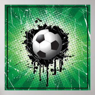 Poster-Soccer  24" x 24" Poster
