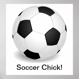 Poster "Soccer Chick"