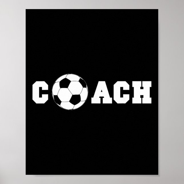 Poster Soccer Coach S - Coaching Staff Shirt Tees  (Devant)