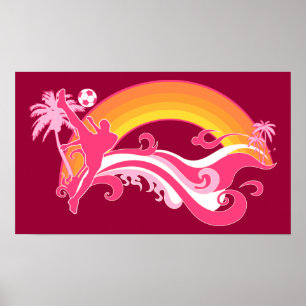 Poster soccer d'été