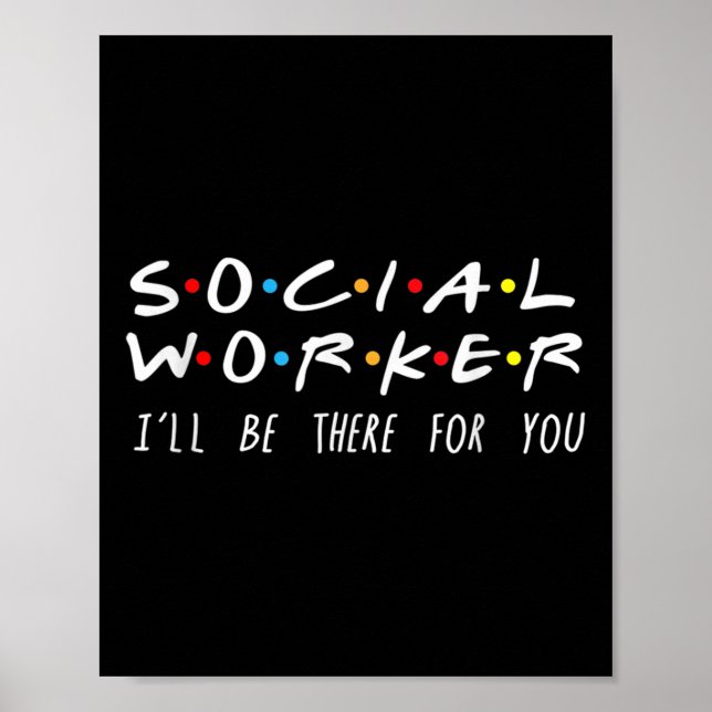Poster Social Worker I'll Be There For You Christmas  (Devant)