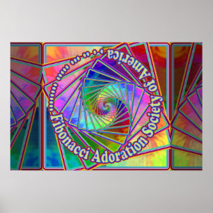 Poster Société d'adoration de Fibonacci d'affiche de