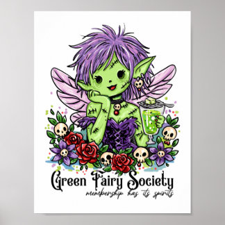 Poster Société de Fée Absinthe