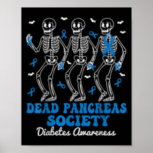 Poster Société des ancêtres morts Sensibilisation au diab