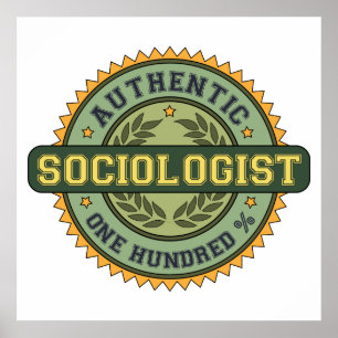 Poster Sociologue authentique