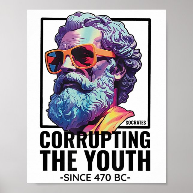 Poster Socrates Corrompre le philosophe de la jeunesse dr (Devant)