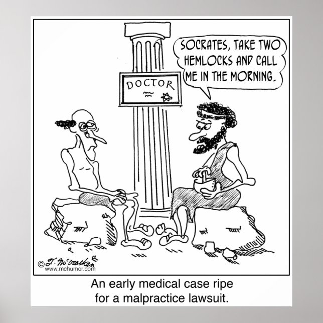 Poster Socrates dépose une plainte pour faute professionn (Devant)