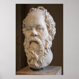 Poster Socrates / Philosophe grec /