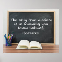 Socrates sur la philosophie de la vraie sagesse