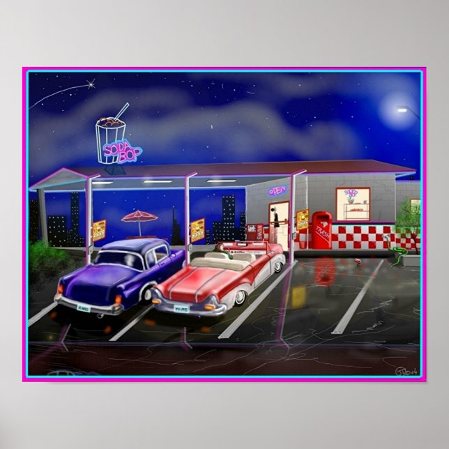 Poster soda bop (Devant)