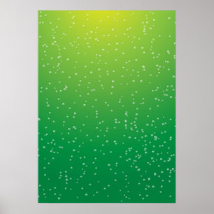 Poster Soda de chaux avec de minuscules bulles Art Arrièr