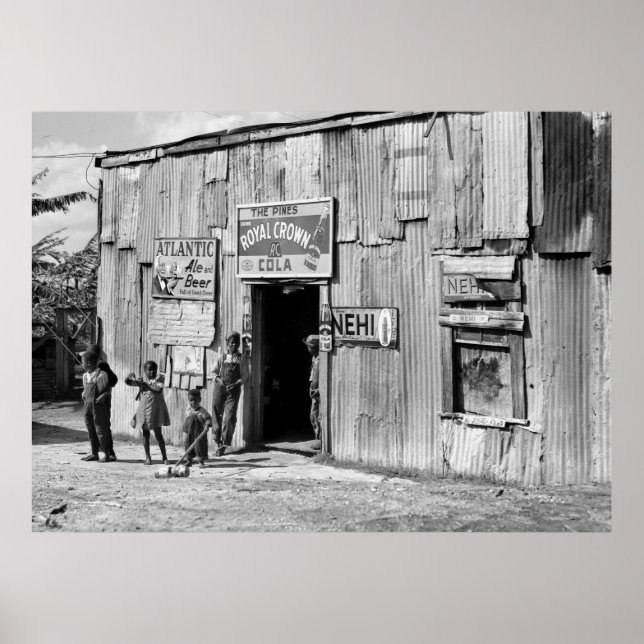 Poster Soda Shack, années 40 (Devant)