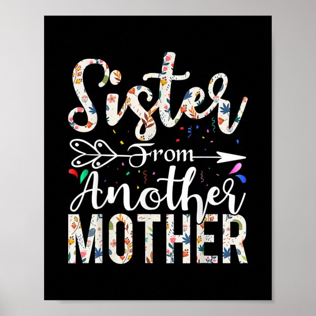Poster Soeur D'Une Autre Mère Meilleur Ami Design (Devant)