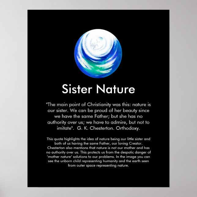 Poster Soeur Nature (Devant)
