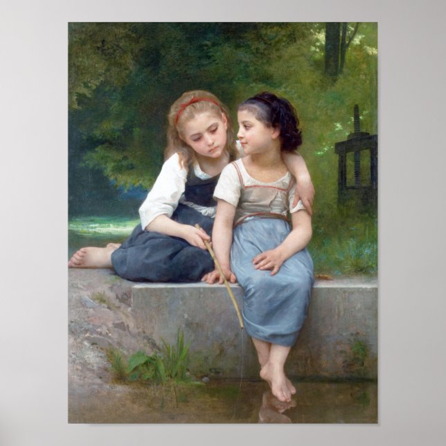Poster Soeurs, Bouguereau (Devant)