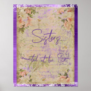 Poster Soeurs connectées à la citation Soul