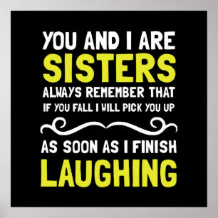 Poster Soeurs qui rient