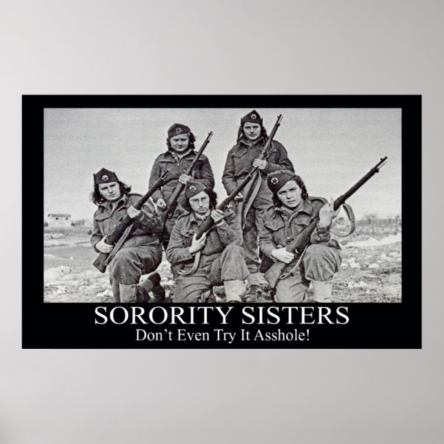 Poster Soeurs soritaires (Devant)