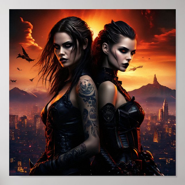 Poster Soeurs Vampire (Devant)