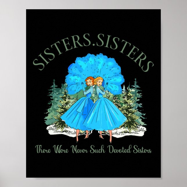 Poster Soeurs White Christmas Movie 1954 Pajamas Holiday (Devant)