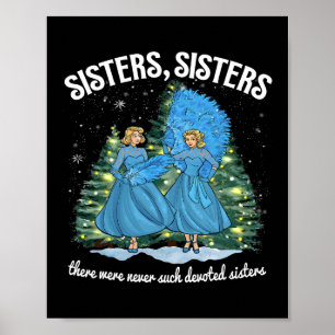 Poster Soeurs White Christmas Movie 1954 Xmas Snow Holid